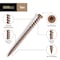 Hillman Deck Plus No. 10 Ga. X 2 1/2 in. L Tan Star Flat Head Composite Deck Screws 5 lb 375 48452 - alternate 3