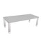 Homeroots 95" Light Gray and Silver Wood and Stainless Steel Dining Table 534369 - alternate 3