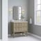 James Martin Vanities Emmeline 36" Single Vanity, Pebble Oak, w/ 3 CM Siberian Silestone Top D100-V36-PBO-3SFR - alternate 2