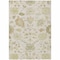 Homeroots 5' X 8' Ivory Green And Tan Floral Washable Indoor Outdoor Area Rug 605212 - alternate 2
