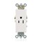 Leviton PlugsandReceptacles, 15A, 125VAC, Wht, Nylon 16241-W - alternate 1
