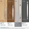 Amerock Highland Ridge 8-13/16 inch 224mm Center-to-Center Satin Nickel Cabinet Pull BP55328G10 - alternate 2