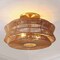 Jonathan Y Maya 23.75" 2-Light Bohemian Farmhouse 2-Tier Metal Hand-Woven Paper Rope Tapered Drum LED Semi Flus JYL1612A - alternate 2