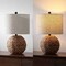 Jonathan Y Camilo 21.5" Modern Coastal Woven Rattan Globe LED Table Lamp, Brown JYL6514A - alternate 2