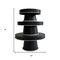 Homeroots Set of Three Black And White Metal Round Cake Stand Risers 636141 - alternate 2