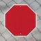 Signmission Blank Sign Red Background, 6 Inch X 6 Inch, Plastic Sign OC-P-6-28 - alternate 3