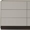 Homeroots 60" Gray Wood Six Drawer Double Dresser 714489 - alternate 3