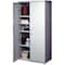 Iceberg Rough n Ready Storage Cabinet, Platinum Granite, HDPE, 4 Shelves, 36 in W x 22 in D x 72 in H 92573 - alternate 1