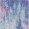 Homeroots 3' X 5' Blue Peach And Sky Blue Abstract Washable Indoor Outdoor Area Rug 615854 - alternate 3