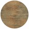 Homeroots 8' Terra Cotta Brown And Copper Round Abstract Washable Indoor Outdoor Area Rug 587232 - alternate 4