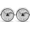 Simple Deluxe 20 Inch High Velocity Wall Mount Fan w/Rack, 3 Speed Industrial/Commercial Metal Ventilation Fan, 2PK HIFANXWALL20RK02X2 - alternate 1