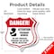 Signmission Pregnant Women Shield Sign Danger! Atten, 12 inch X 12 inch, Aluminum Metal Sign, 2PK SHI-A-2PACK-12-433 - alternate 2