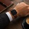 Elegani Alligator-Embossed Leather Band Compatible with Apple Watch 41mm, Brown, Rose Gold Buckle LATPAM-BRN-RGD-41 - alternate 2