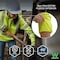 Ergodyne Hi-Vis Sweatshirt, 3XL, Lime 23117 - alternate 1