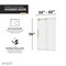 Anzzi 60in x 76in Frameless Shower Door with Sliding in Brushed Gold with Tsunami Tempered Clear Glass SD-FRLS06102BG - alternate 2