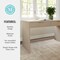 Martha Stewart Kayden Home Office Modular 2 Drawer Desk in Light Natural w/Brushed Gold Hardware NAN-PS-23519-LNT-GLD-MS - alternate 6