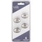 Hardware Resources KasaWare 1-1/4'' Dia. Satin Nickel Cabinet Knob, 4PK K460SN-4 - alternate 1