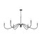Z-Lite Toussant Matte Black  6 Light Chandelier 6103-63MB - alternate 3