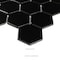 Msi Black Hexagon 11.63 In. X 12.75 In. X 6Mm Matte Porcelain Mesh-Mounted Mosaic Tile, 15PK ZOR-MD-0345 - alternate 2