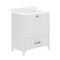 Flash Furniture Haven 30in. Vanity w/Sink, Storage Cabinet w/Gold Hardware, Bottom Drawer, Marble Countertop, Wht FS-BN-4-30-KD-WH-HDGLD-GG - alternate 4