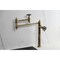 Kingston Brass Deck Mount Pot Filler Faucet, Antique Brass KS3703CG - alternate 2