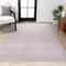 Jonathan Y Twyla Classic Solid Low-Pile Machine-Washable Light Gray 8 ft. x 10 ft. Area Rug WSH300C-8 - alternate 2