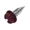 Malco Screw, 1/2-7 Thread, Single Thread, Hex, Slotted Drive, Sheet Metal Royal Brown, 100PK HW7X1/2ZRBG - alternate 1