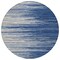 Homeroots 8' Navy Blue Gray And Ivory Round Striped Washable Indoor Outdoor Area Rug 597267 - alternate 4
