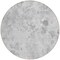 Homeroots 8' Gray Charcoal And Silver Round Floral Washable Indoor Outdoor Area Rug 583138 - alternate 3