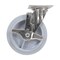 Vestil Thermoplastic Rubber Swivel With Brake Caster 8 In. Diameter x 2 In. Width 675 lb Gray CST-E-SS-8X2TPR-SWB - alternate 3