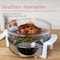 Classic Cuisine Air Fryer Halogen Oven with 12 to 17 Quart Capacity, Accessories Glass Air Fryer 82-CC-1000-NW - alternate 4