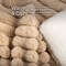Lavish Home Faux Fur Throw Blanket 60x70-Inch Twin Blanket for Couch, Bed, or Chair Soft Throw with Plush, Taupe 66-THROW057-T - alternate 4