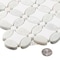 Andova Tiles Martha Zummer White Floral Marble Look Polished Natural Stone Wall & Floor Mosaic Tile ANDMART468 - alternate 2