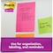 Post-It Super Sticky Notes, Summer Joy Collection, 4in. x 6in., Lined, 3PK 660-3SSJOY - alternate 2