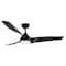 Vaxcel Crest Hill, 56 in, Black Ceiling Fan, Black Blades, LED, Remote, DC Motor F0145 - alternate 1