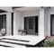 Vdomdoors Aluminum Door Iron 0101 Black Entry Steel Metal Classic Painted 62 x 80 (14+36+14 x 80)-Left Inswin IRON0101EXD-BLK-W14+36+14xH80-LH-I - alternate 2