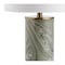 Jonathan Y Swirl 20.5" Ceramic LED Table Lamp, Gray/Green JYL3012A - alternate 6