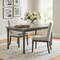 Homeroots 59" Gray Wood Dining Table 630365 - alternate 3