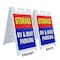 Signmission Storage Rv & Boat Parking, A-Frame & 2 Decals Installed, Heavy-Duty Plastic Frame SBHD-D-2436-Storage Rv & Boat Parking - alternate 4