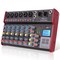 Pyle Pyle Professional Wireless DJ Audio Mixer, 8-Channel Bluetooth, USB, 6 Mic Inputs, 48V Phantom Power PMX848BT - alternate 1