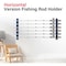 Simple Deluxe Horizontal Fishing Rod Holders Wall-Mounted - Fishing Rod Rack Great Fishing Pole Holder for Garage SOFISHRODRACKHBLUEX2 - alternate 2