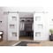 Vdomdoors Pocket Interior Door, 24" x 84", Gray SETE6933DB-S-WS-56 - alternate 2