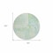 Homeroots 8' Mint Green And Blue Round Abstract Washable Indoor Outdoor Area Rug 609276 - alternate 2