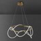 Jonathan Y Lisette 25" Contemporary Minimalist 360 Adjustable Silicone Rope Dimmable Integrated LED Chandelier,  JYL7140A - alternate 4