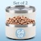 Petmaker Set of 2 Stainless Steel Dog Bowls 64oz Double Wall Insulated Non Slip Metal for Medium-Large Pets PET6426 - alternate 4