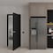 Sartodoors Firerated 90 Min Interior Door, 1888 Matte Black, Single Flush Panel Metal Frame Handle 30 x 80 Le FIRERATED1888ID-BLK-30-LH-O - alternate 2