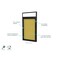 Ghent 1 Door Enclosed Natural Cork Bulletin Board, Headliner Frame, Bronze Aluminum, 3'H x 2'W PBK2 - alternate 2