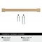 Amerock Bridgeport 6-5/16 inch (160mm) Center-to-Center Champagne Bronze Cabinet Pull, 25PK 25VMP37033CZ - alternate 2