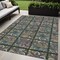 Homeroots 5' X 8' Fern Green Purple And Teal Blue Medallion Washable Indoor Outdoor Area Rug 589267 - alternate 1