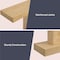 Alaterre Furniture Pismo Solid Wood Console Table 56 in Modern Farmhouse Entryway Table AFTBL-012 - alternate 3